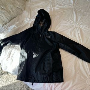 Boys size medium 10-12 north face windbreaker rain jacket